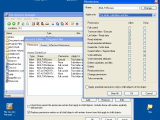 File Security Manager 2.2.1.152 software screenshot