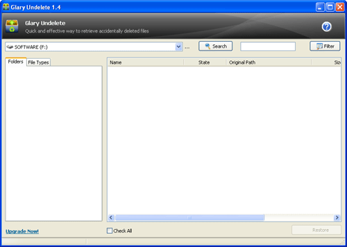 File Undelete 5.0.1.14 software screenshot