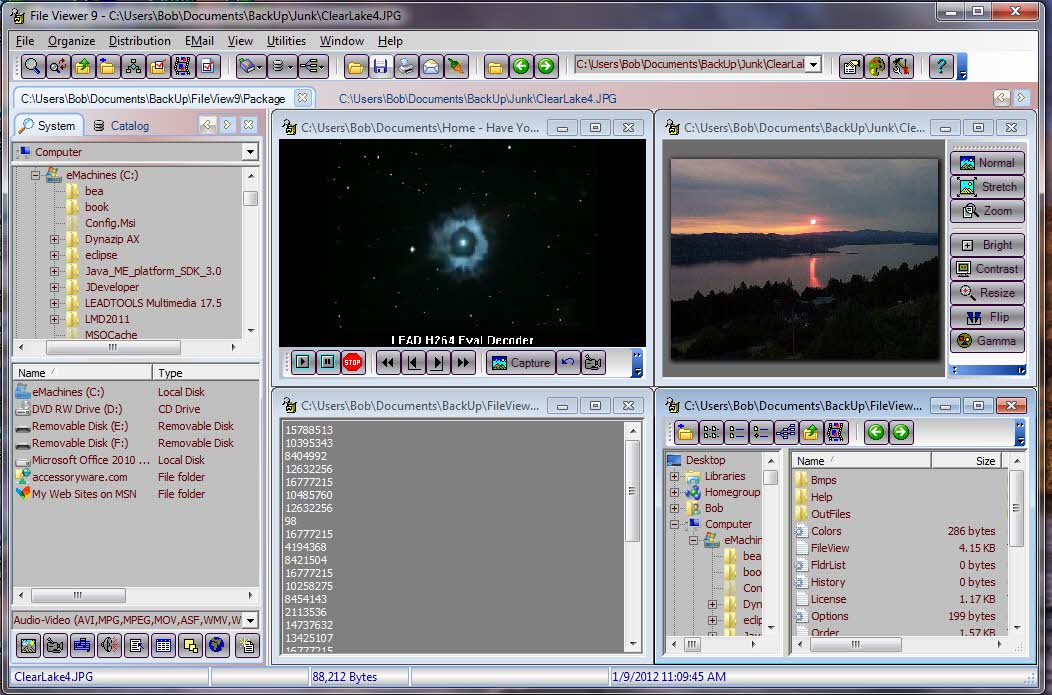 File Viewer 10 software screenshot