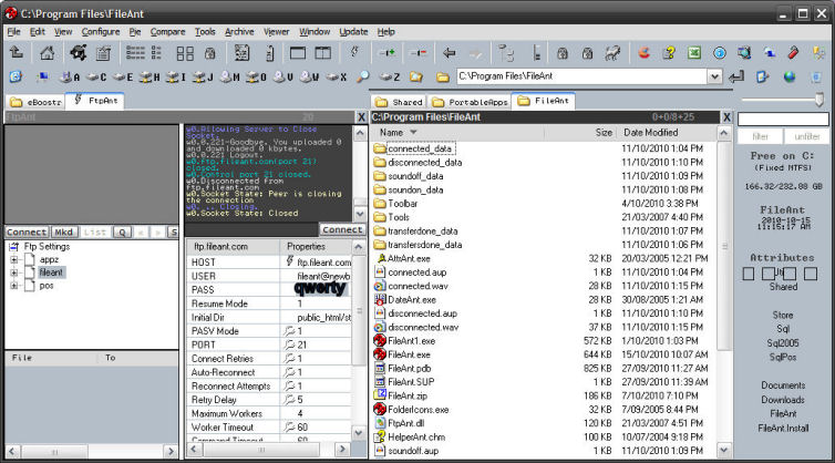 FileAnt 2010.0.0.612 software screenshot