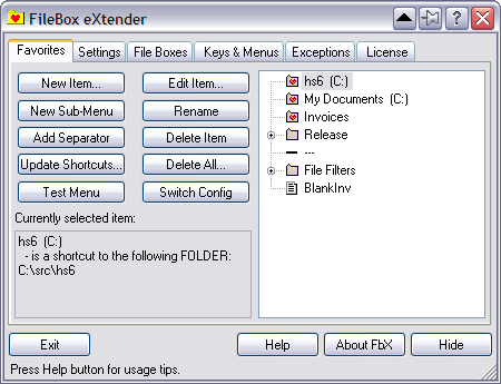 FileBox eXtender 2.00.03 software screenshot
