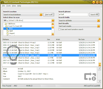 FileFly 1.46 software screenshot