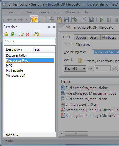 FileLocator Pro 8.2.2736 software screenshot