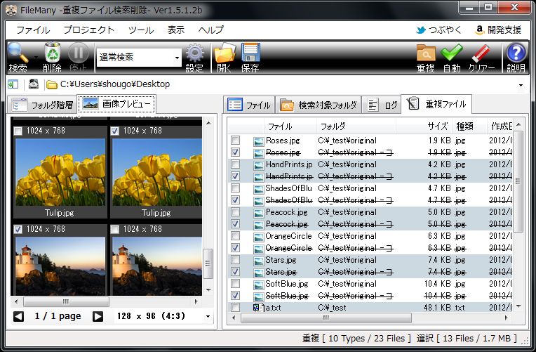 FileMany 2.1.7.3 software screenshot