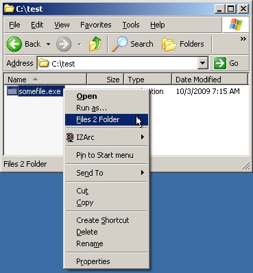 Files 2 Folder 1.1.5.1 software screenshot