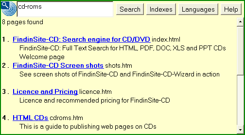 FindinSite-CD 6.16 software screenshot