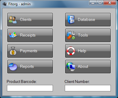 Fitorg 7.3.0 software screenshot