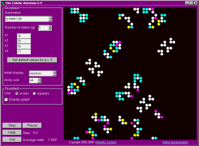 Five Cellular Automata 7.70 software screenshot