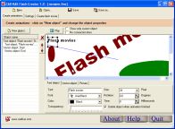 Flash-Creator 1.0 software screenshot
