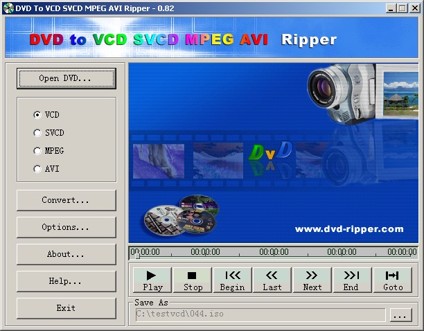 Flash DVD Ripper 0.93.3 software screenshot
