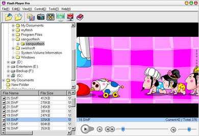 Flash Player Pro 6.0 software screenshot