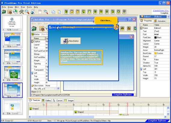 FlashDemo Pro 4.0 software screenshot