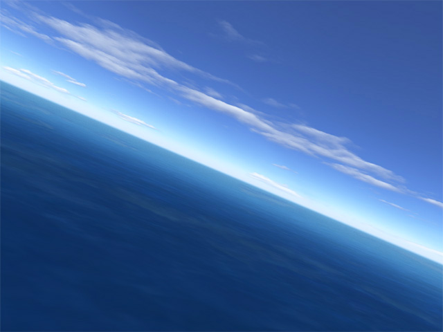 Flight over sea 2.5 software screenshot