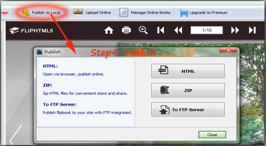 Flip HTML5 6.2.5 software screenshot