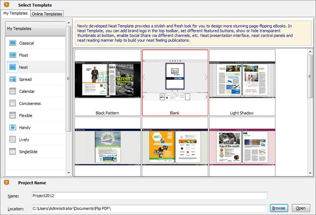 Flip Shopping Catalog 2.4.8.3 software screenshot