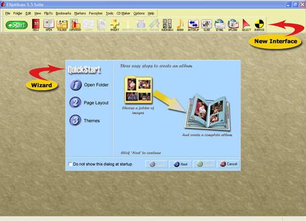 FlipAlbum Suite 5.5 software screenshot