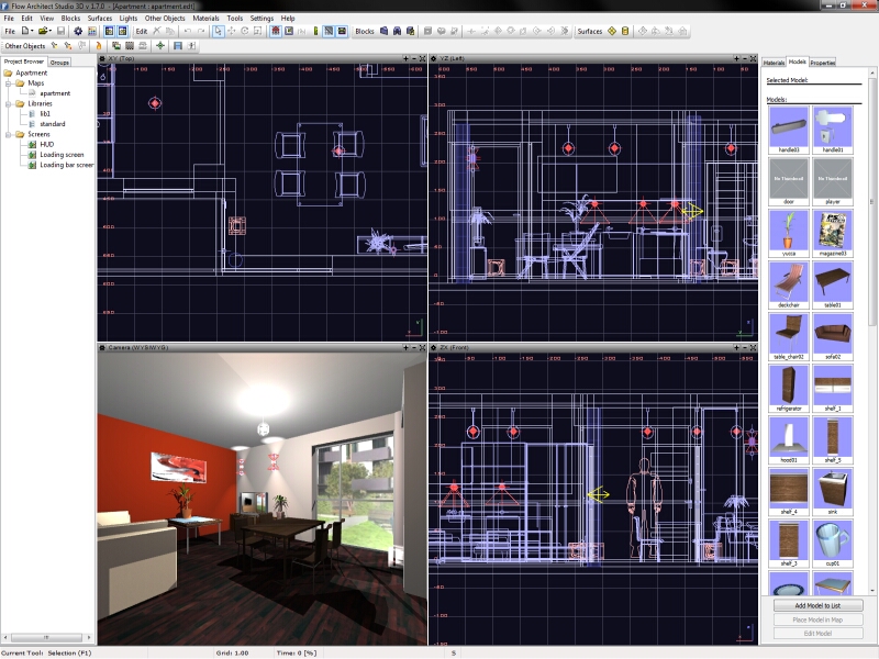 Flow Architect Studio 3D 1.8.7.19.5.2014.17 software screenshot