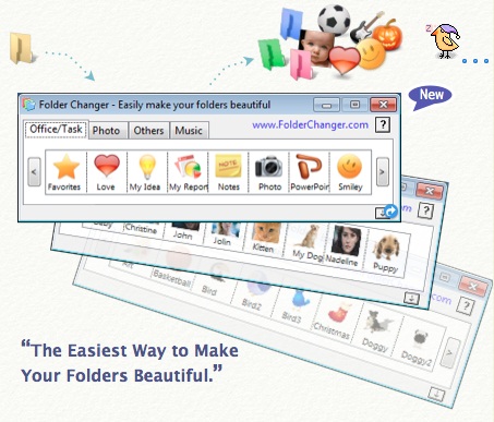 Folder Changer 3.3 software screenshot