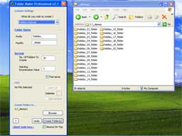 Folder Maker 2.1 software screenshot