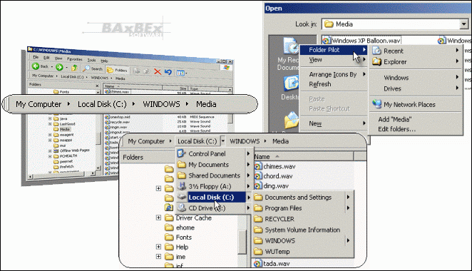 Folder Pilot 1.00 software screenshot