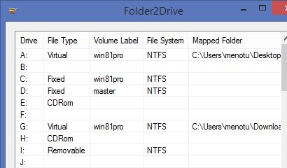 Folder2Drive 3.2 software screenshot