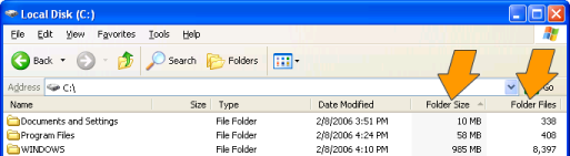 FolderInfo Extension for Windows Explorer 1.0 software screenshot