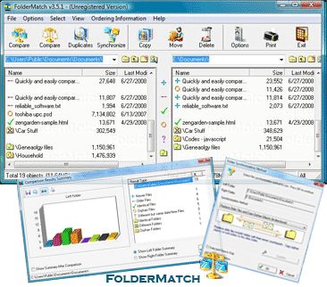 FolderMatch 3.7.3 software screenshot