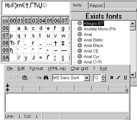 Font viewer free for use 007 software screenshot