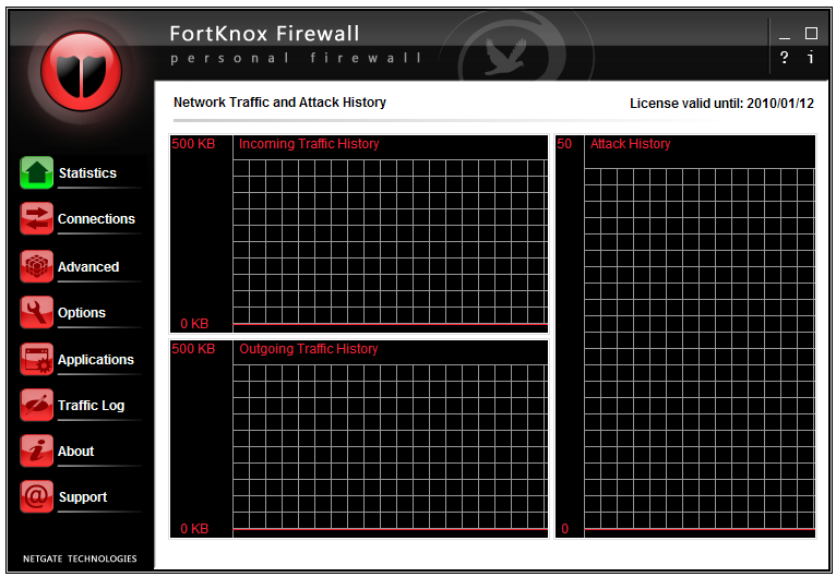 FortKnox Personal Firewall 21.0.620.0 software screenshot