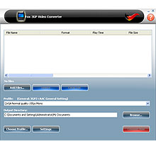 Fox 3GP Video Converter 8.0.4.22 software screenshot