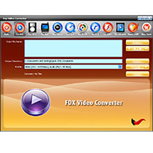 Fox Video Converter 8.1.8.1125 software screenshot