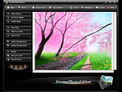 Frame Photo Editor 5.0.2 software screenshot