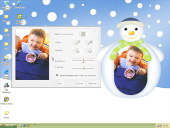 Framy Green Snowman 1.1 software screenshot