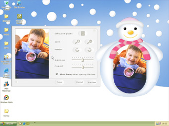 Framy Pink Snowman 1.1 software screenshot
