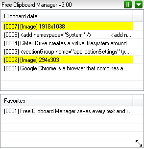 Free Clipboard Manager 4.01 software screenshot