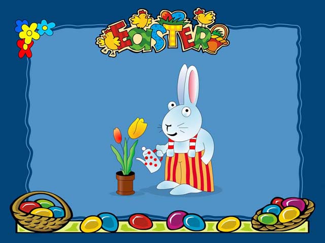 Free Easter Bunny Screensaver 1.0 software screenshot