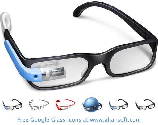 Free Google Glass Icon Set 2013.1 software screenshot