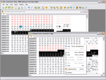 Free Hex Editor 3.12 software screenshot