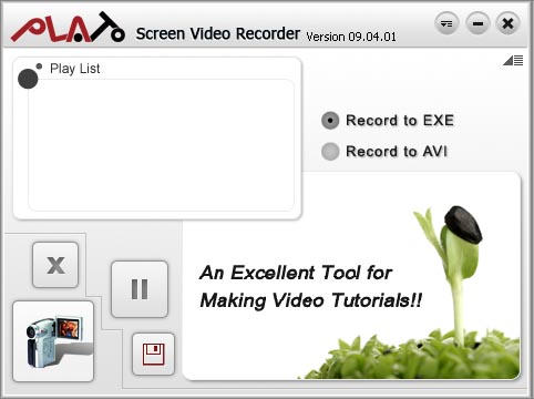 Free Plato Screen Video Recorder 12.11.01 software screenshot