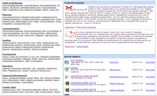 Free Software Directory Script 1.0 software screenshot
