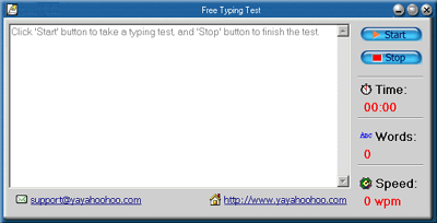Free Typing Test 1.0.0.1 software screenshot
