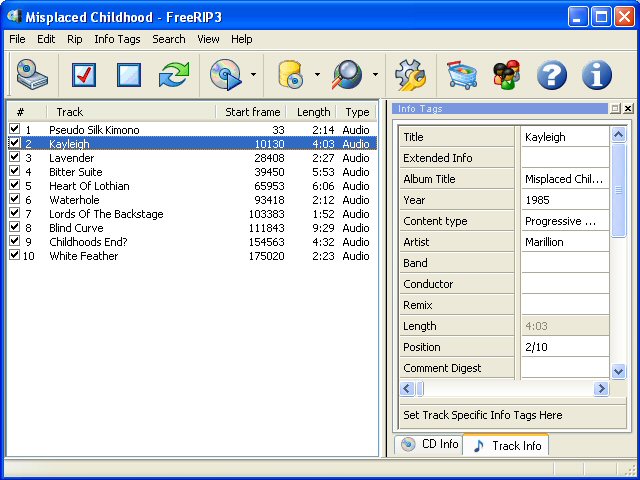 FreeRIP 5.3.0 software screenshot