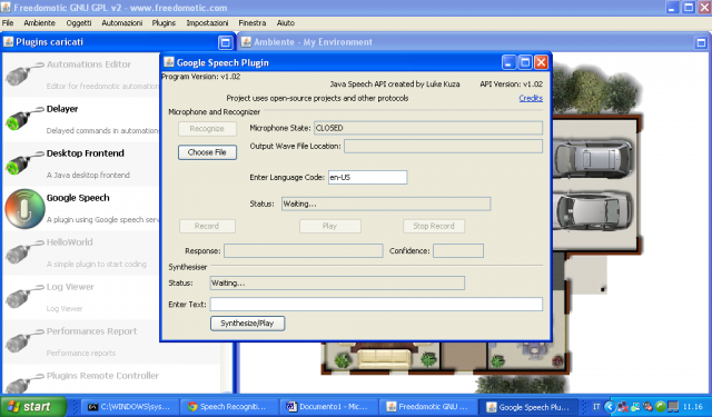 Freedomotic 5.4.0 software screenshot