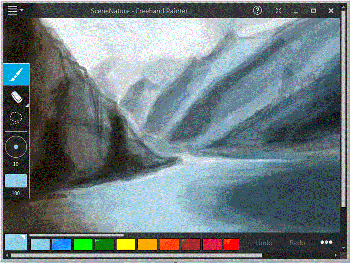 Freehand Painter 0.93 software screenshot
