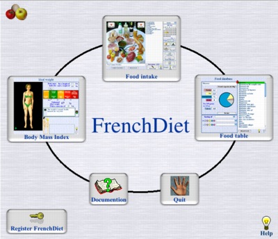 Frenchdiet 1.0.1 software screenshot