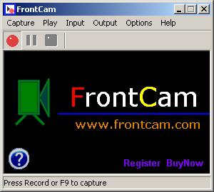 FrontCam 1.3 software screenshot