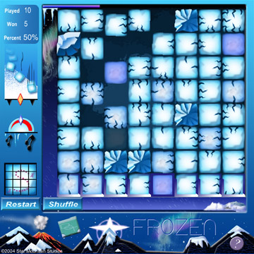 Frozen 1.3 software screenshot