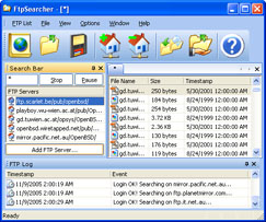 FtpSearcher 2.0 software screenshot