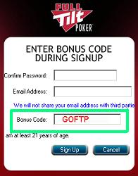 Full Tilt Poker Bonus Code - GOFTP 2.8.4 software screenshot