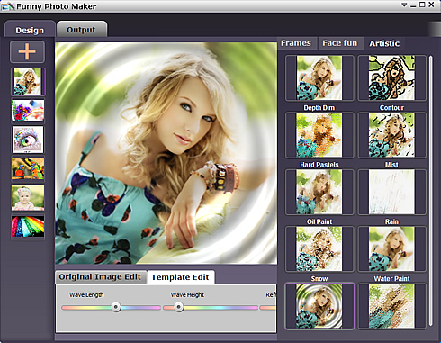 Funny Photo Maker 2.42 software screenshot